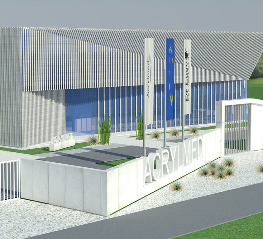 Boffice building with laboratory and production and warehouse part – Konarzyce